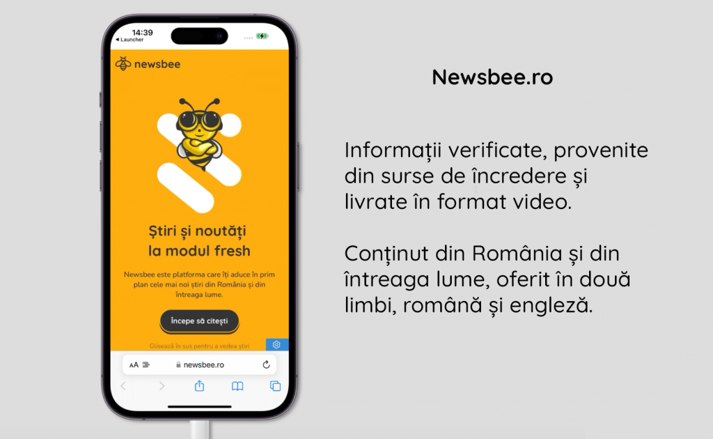 Newsbee.ro – az új hírplatform videó formátumban