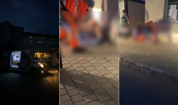 O femeie a născut pe trotuar, în afara spitalului din Urziceni. „Nu avem linie de gardă de ginecologie”