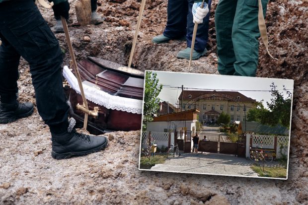 Dosar penal deschis în cazul unui pacient dintr-un centru de îngrijire, îngropat înainte de controale, „pe repede-înainte, fără autopsie, cu excavatorul” 