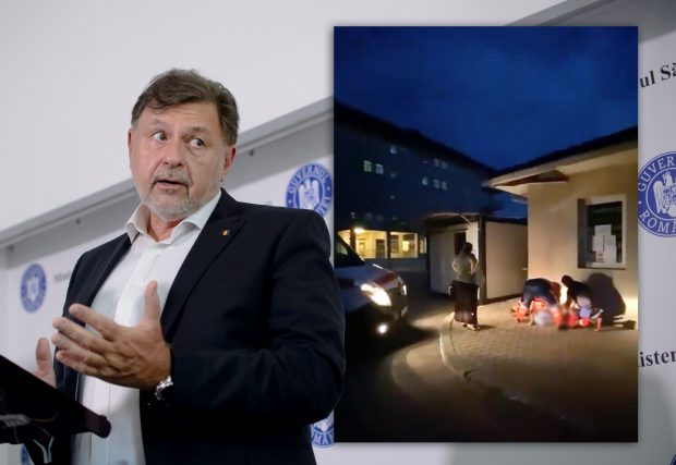 Ministrul sănătății nu se poate mira laolaltă cu publicul când, pe trotuarul din fața unui spital, o femeie naște un copil 