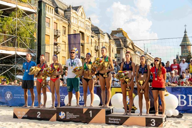 Lituania și Norvegia au triumfat la Campionatul European de Volei de plajă U22 disputat la Timișoara