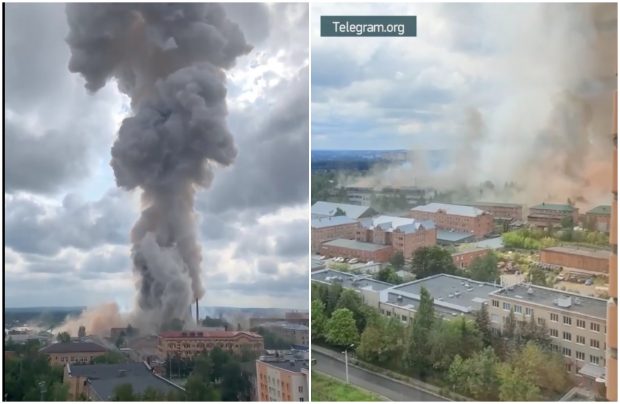 Explozie puternică lângă Moscova, soldată cu zeci de răniți. O uzină militară a fost evacuată complet | VIDEO