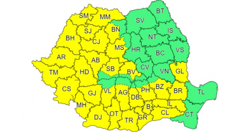 Alerta de caniculă, prelungită de meteorologi. Zonele aflate sub avertizare meteo și sâmbătă