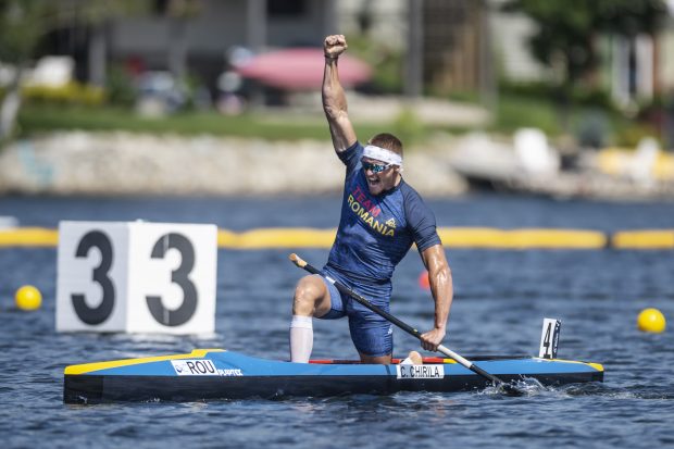 Cătălin Chirilă a câștigat aurul la Campionatele Mondiale de kaiac-canoe, în proba de 500 de metri