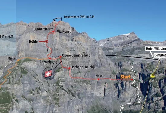 „Hoții-alpiniști” au spart cutia cu donații de pe un traseu dificil, la peste 2.350 de metri, în Elveția. Câți bani au furat