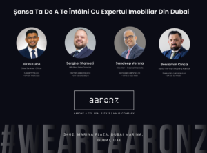 Aaronz & Co. Real Estate – “Românii, atrași în continuare de achiziții din Dubai”