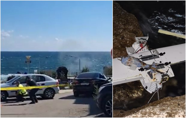 Momentul în care drona cu bomba lipită de ea, căzută în Bulgaria, a fost detonată. Ce au stabilit geniştii