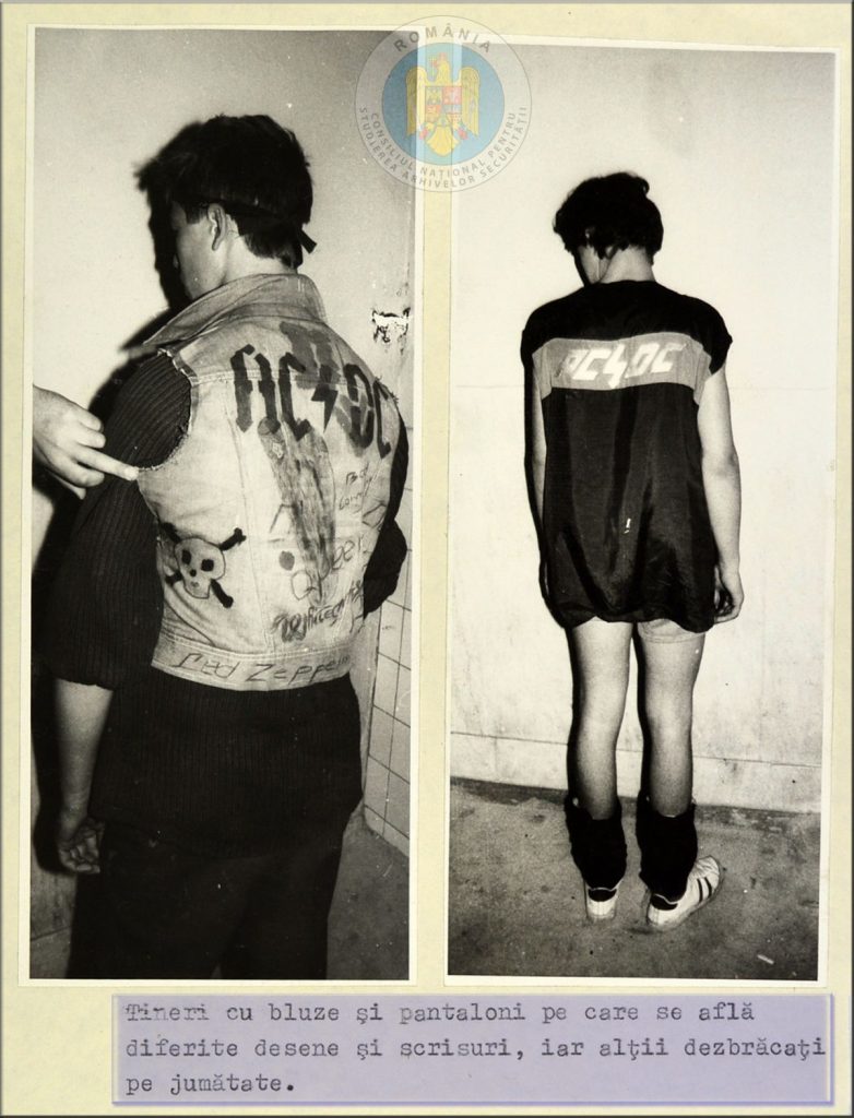 CNSAS dezvăluie fotografii cu tineri reținuți în anii ’80 pentru că alegători preferau să poarte haine cu formațiile lor preferate. "Importanța libertății trebuie să rămână mereu în mintea noastră!" 2 cnsas 2