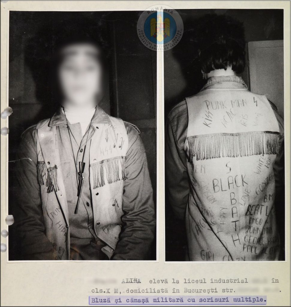 CNSAS dezvăluie fotografii cu tineri reținuți în anii ’80 pentru că alegători preferau să poarte haine cu formațiile lor preferate. "Importanța libertății trebuie să rămână mereu în mintea noastră!" 3 cnsas 3