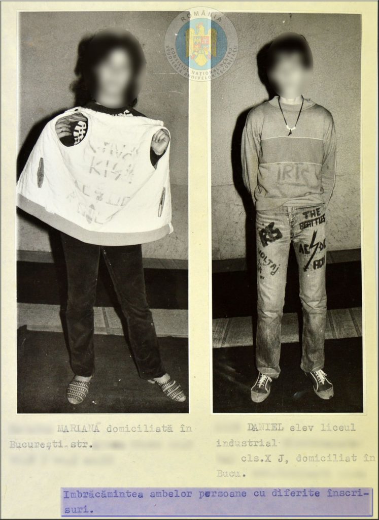 CNSAS dezvăluie fotografii cu tineri reținuți în anii ’80 pentru că alegători preferau să poarte haine cu formațiile lor preferate. "Importanța libertății trebuie să rămână mereu în mintea noastră!" 4 cnsas 4