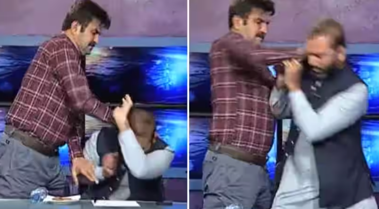 Doi Politicieni Din Pakistan S-au Luat La Bătaie, în Tmpul Unei Dezbateri Televizate: „Va Trebui Să Poarte Ochelari Mari și Negri” Doi Politicieni Din Pakistan S-au Luat La Bătaie, în Tmpul Unei Dezbateri Televizate: „Va Trebui Să Poarte Ochelari Mari și Negri”