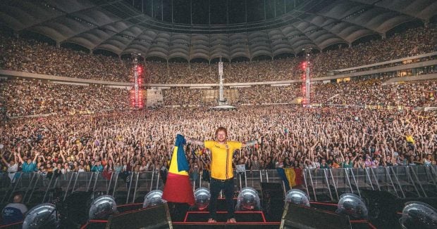 Ed Sheeran se întoarce în România. Concert în vara anului viitor pe Arena Națională