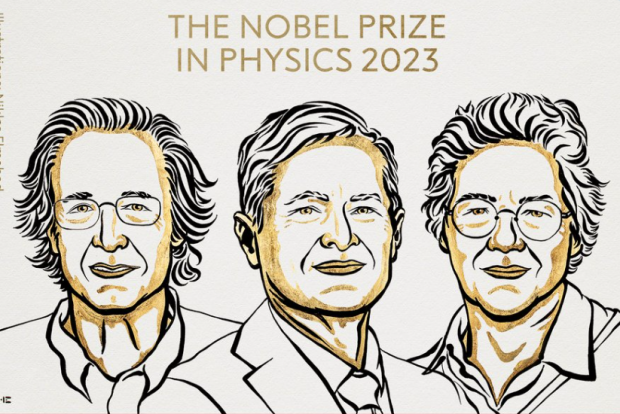 Premiul Nobel pentru Fizică 2023, împărțit de trei cercetători pentru munca lor în domeniul cercetării luminii