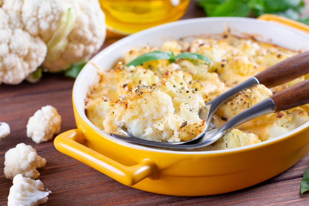 Rețete de conopidă gratinată
