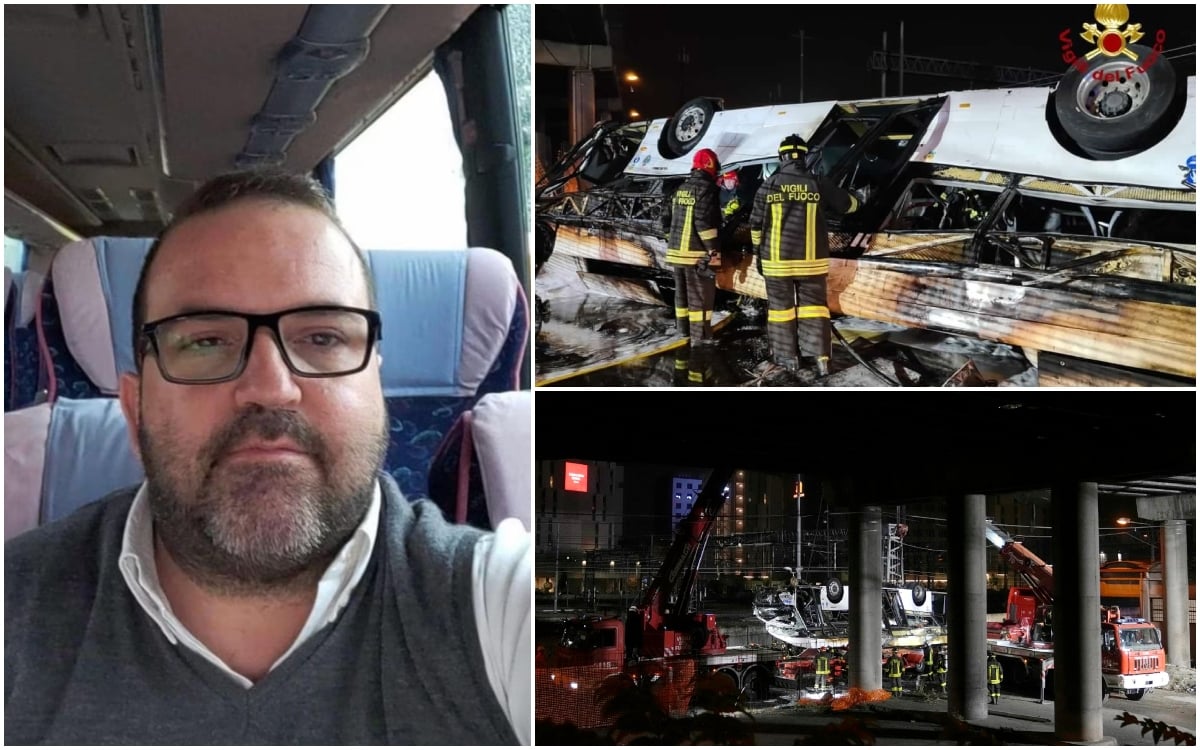 È lui l’autista dell’autobus precipitato in Italia in cui sono morte 21 persone.  Alberto aveva 40 anni e