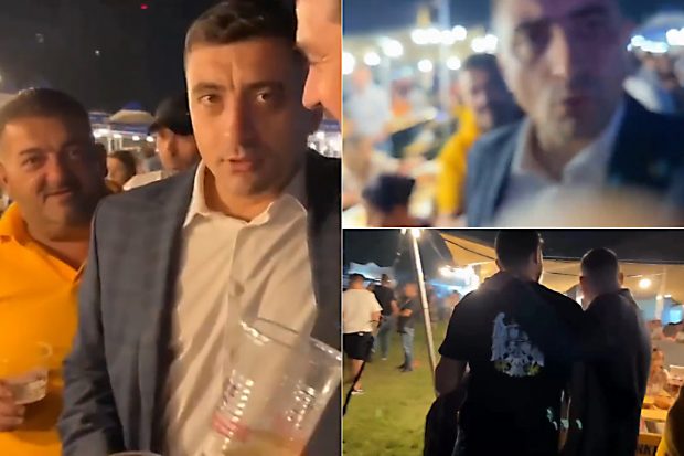 „Eu sunt persoana care l-a interpelat pe George Simion”. Bărbatul care acuză că a fost agresat de liderul AUR contrazice explicațiile acestuia
