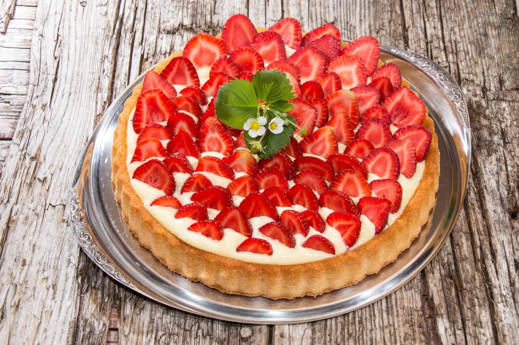 tarta cu capsune