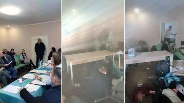 Un consilier local din Transcarpatia a detonat mai multe grenade la o ședință. Sunt 26 de răniți, dintre care 6 în stare gravă