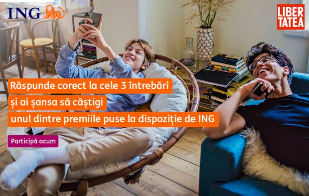 Rezolvă „ING Young” Quiz și poți fi unul dintre cei 10 câștigători!