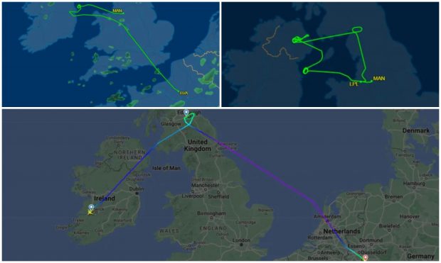 Zeci de zboruri, afectate de furtuna Isha: un avion a aterizat la 1.200 km de destinație, un altul a zburat trei ore ca să ajungă la 50 km de locul decolării