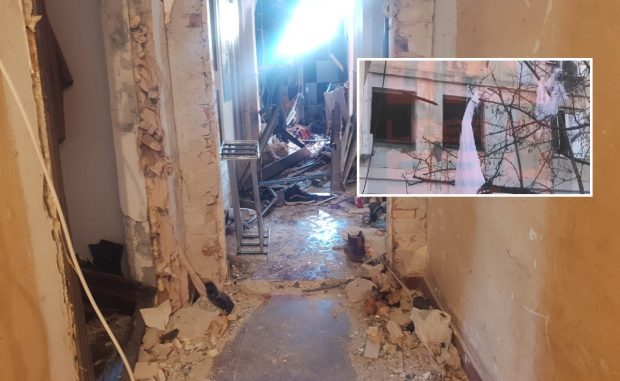 Un rănit și șase apartamente avariate după o explozie într-un bloc din Galați. O secție de poliție a fost evacuată | VIDEO