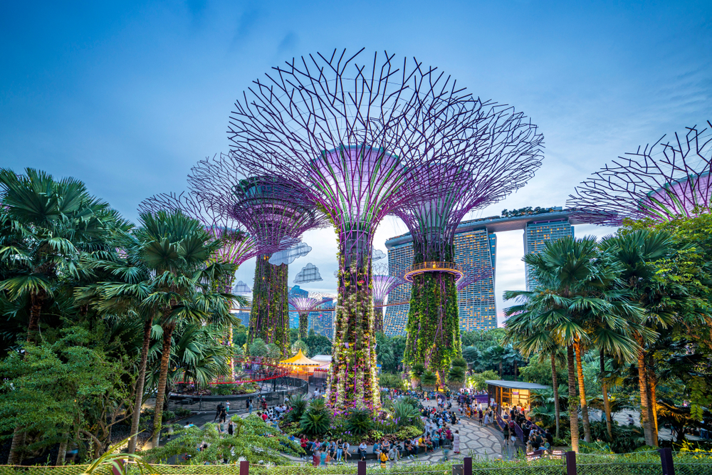 Ce poți să vizitezi în Singapore - obiective turistice
Gardens by the Bay