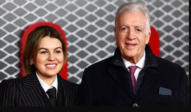 Ce ținută a purtat Romina Gingașu, soția miliardarului Piero Ferrari, la proiecția filmului „Ferrari”. „Am ales un brand românesc”