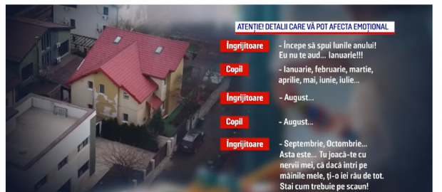 Angajata centrului privat din Popeşti- Leordeni înregistrată în timp ce agresa copiii a fost reţinută