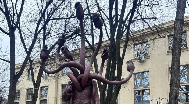 „Hidra”, statuia care a fost vandalizată la Iași, va fi scoasă la licitație. „Ideea lucrării este că s-a schimbat clasa politică doar la față”, spune autorul