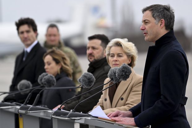 Patru lideri occidentali au sosit la Kiev pentru a-și arăta susținerea pentru Ucraina: „Acest loc este un simbol al eșecurilor Moscovei”