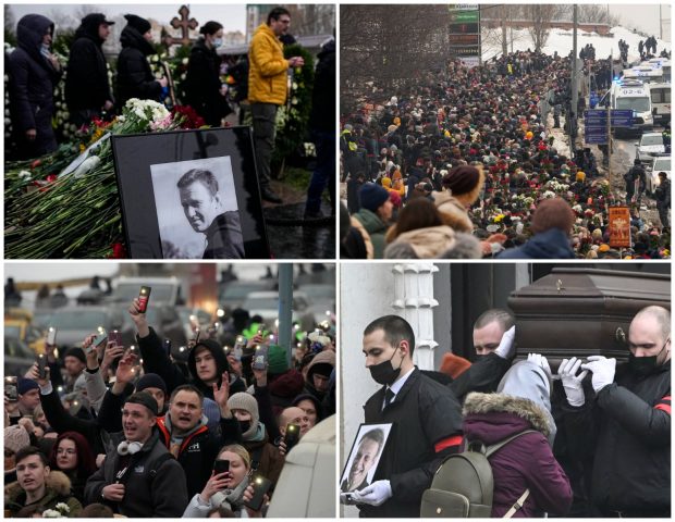 Înmormântarea lui Navalnîi: Mii de ruși au stat la coadă pentru un omagiu la mormântul opozantului. Oamenii au scandat „Rusia va fi liberă”. Peste 120 de persoane reținute