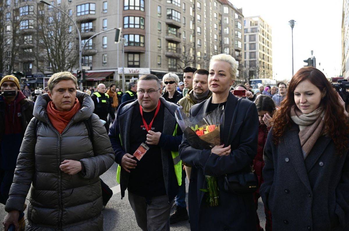 Iulia Navalnaia, liderul protestului împotriva lui Putin în Berlin. Iulia Navalnaia, liderul protestului împotriva lui Putin în Berlin.
