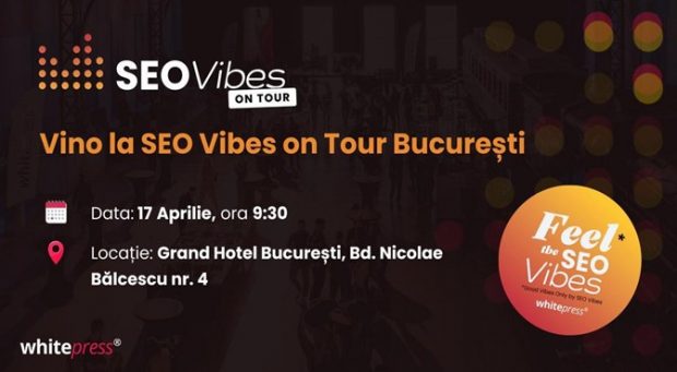 SEO Vibes on Tour – află despre noutățile din industria SEO, îmbunătățește-ți cunoștințele și socializează cu oameni deosebiți din domeniu