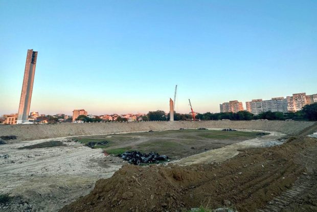 Stadionul „Gheorghe Hagi” din Constanța a fost demolat anul trecut, dar nu există bani pentru construirea altei arene