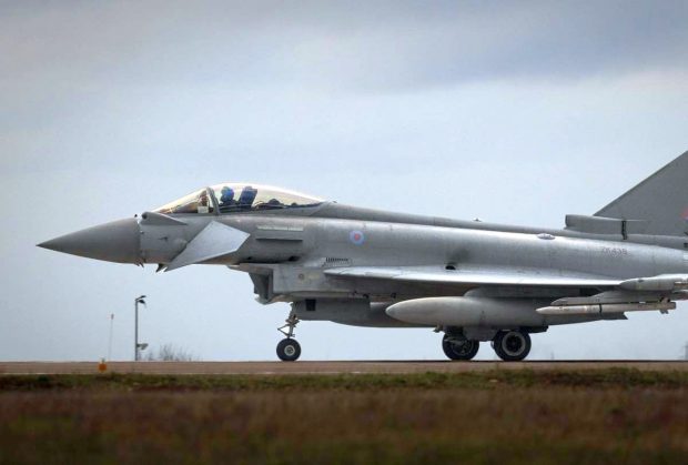 Patru avioane Typhoon ale Marii Britanii staționate în România au participat la apărarea Israelului, atacat de Iran