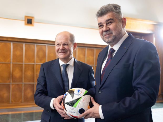 Olaf Scholz, vizită în România. Ce a discutat cancelarul german cu premierul Marcel Ciolacu