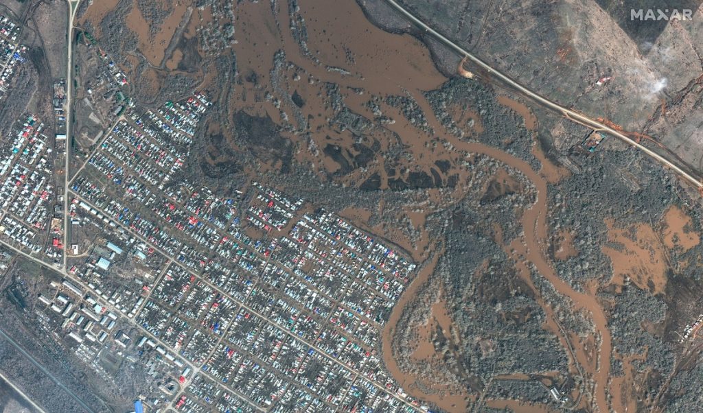 Imagini Satelitare Dezvăluie Inundațiile Devastatoare din Orenburg, Rusia 8 inundatii profimedia4
