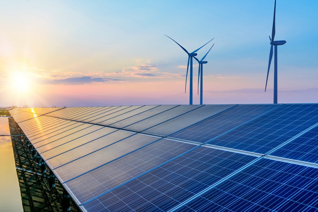 mars solar panels wind turbines