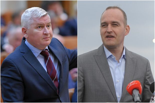 Bătaie în Parlament. Florin Roman îl acuză pe Dan Vîlceanu că l-a lovit cu genunchiul în față: „Voi depune plângere”. Reacția lui Ciucă