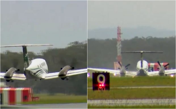 Un avion a aterizat de urgență, fără tren de aterizare, în Australia, după ce s-a învârtit câteva ore deasupra unui aeroport | VIDEO