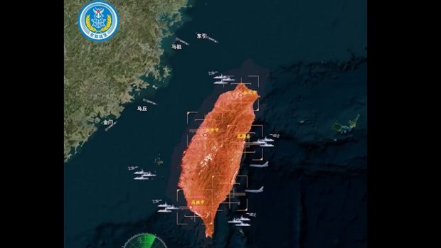 China a înconjurat Taiwanul cu nave și avioane militare, pentru a-şi testa capacitatea de a „prelua puterea”