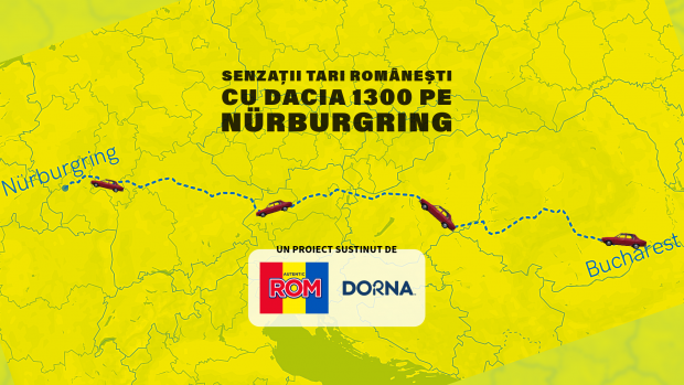 Senzații tari românești cu Dacia 1300 pe Nürburgring