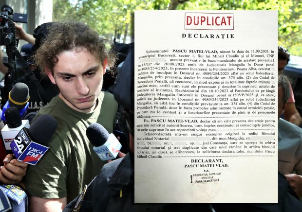EXCLUSIV. Cum arată declaraţia lui Vlad Pascu de recunoaştere a faptelor prin care ar putea obţine o pedeapsă mai mică în dosarul accidentului de lângă 2 Mai