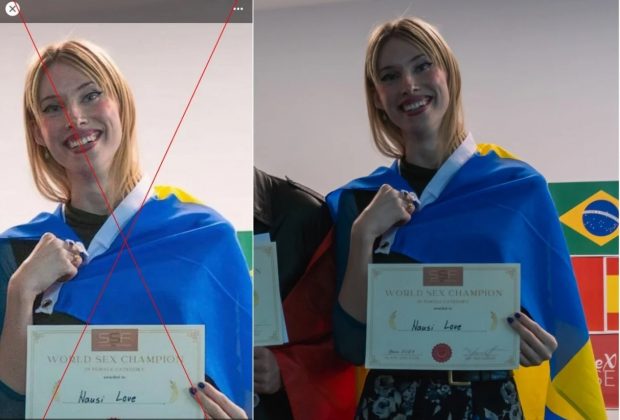 Fake news. Ucraineanca prezentată pe net drept câștigătoarea Campionatului Mondial de Sex este, de fapt, o suedeză