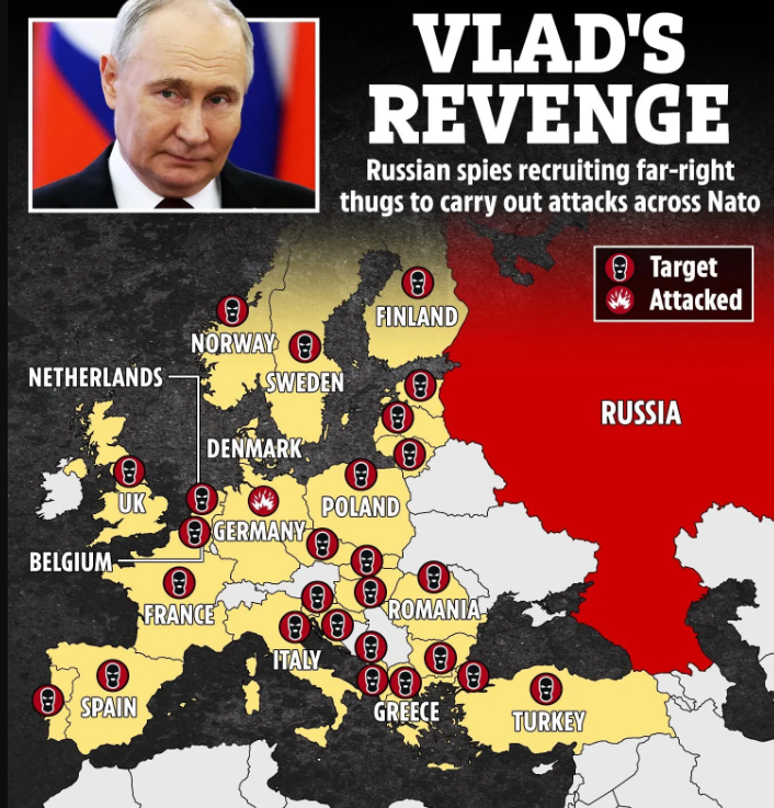 The Telegraph: Spionii lui Putin și luptătorii Wagner recrutează teroriști de extremă-dreapta pentru a lansa atacuri în țări NATO, inclusiv în România