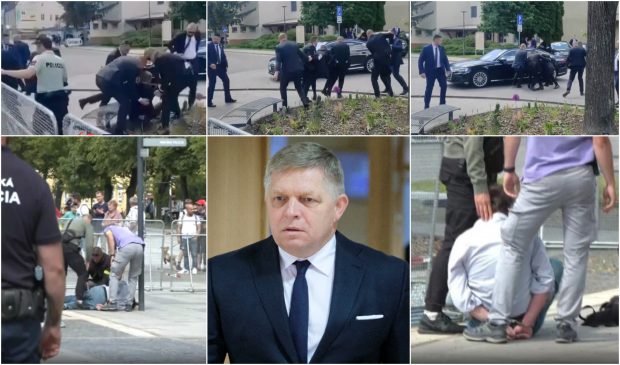 Premierul slovac Robert Fico, în stare critică după ce a fost împușcat. Presupusul atacator, reținut la locul atentatului | VIDEO