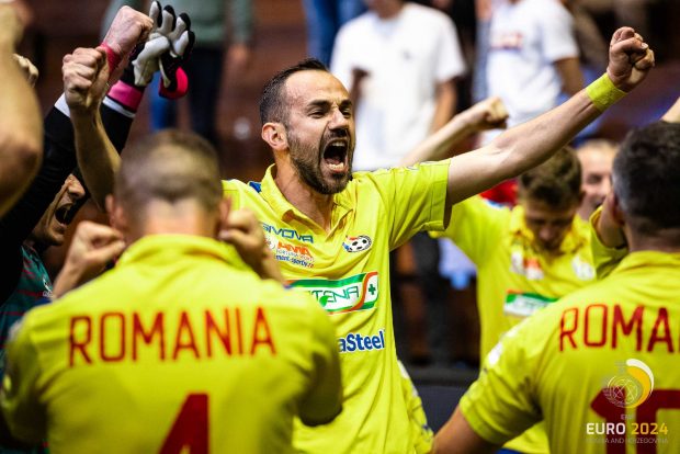 România a bătut Kazahstanul, la penalty-uri, și s-a calificat în finala Campionatului European de minifotbal