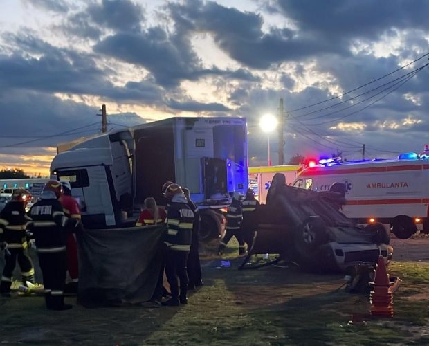Accident grav cu un mort și patru răniți, între care un copil, pe DN 72, în județul Prahova
