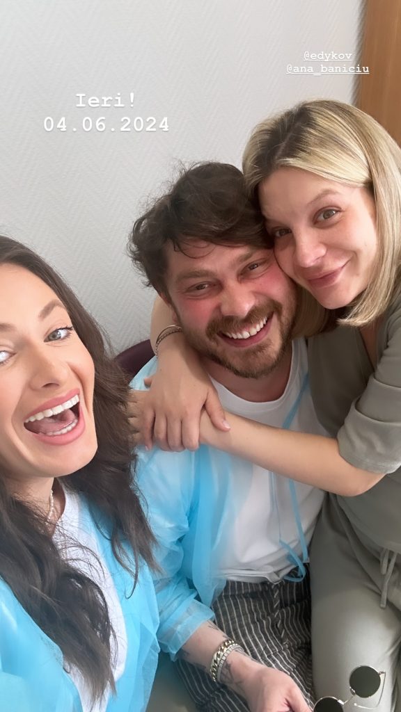 Cum a filmat-o Raluka pe Ana Baniciu în spital, înainte să nască. Imaginile le-a făcut publice abia acum 5 ana baniciu inainte sa nasca