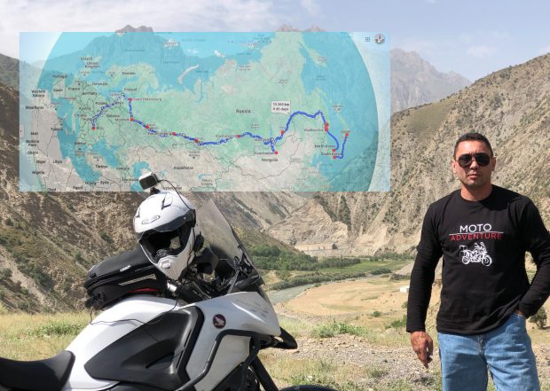 34.000 de kilometri pe motocicletă, din România până în Coreea de Sud și Japonia. Aventura vieții pentru un maestru în taekwondo trecut de 50 de ani